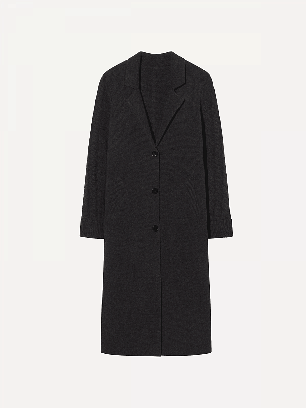 KNIT BLAZER COAT