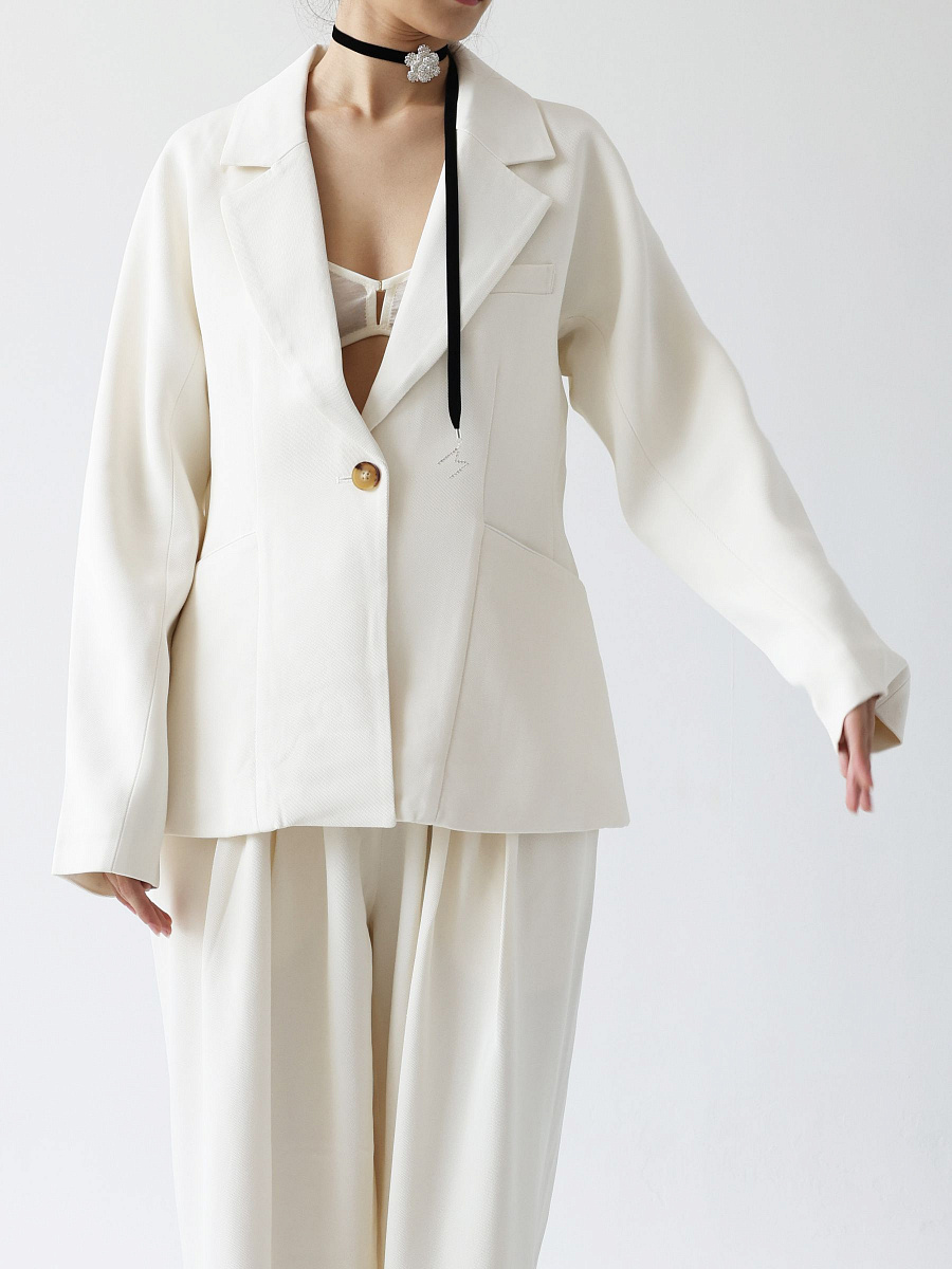 DRAPED POCKET TROUSER