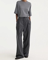 Relaxed soft wool trousers