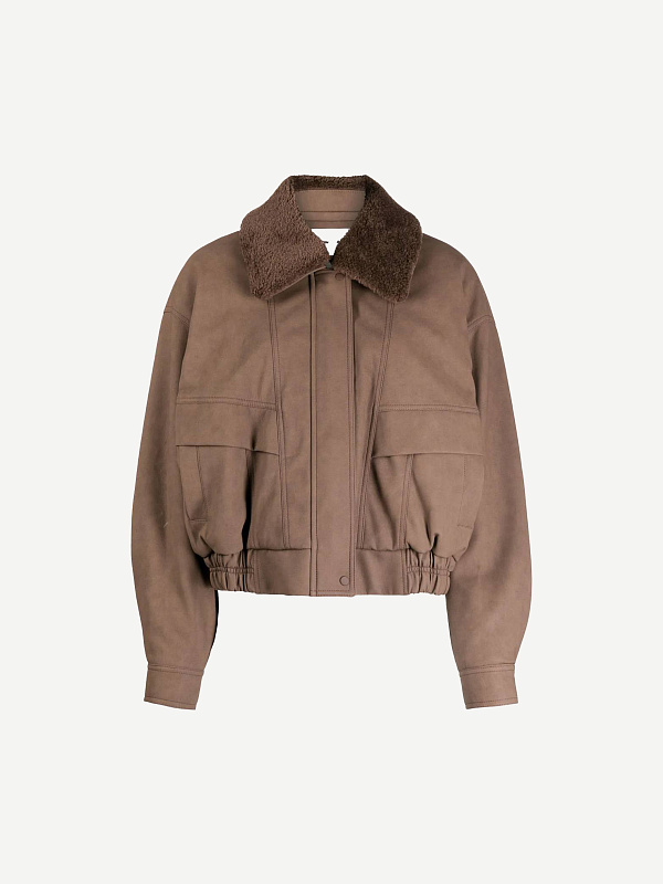 LEATHER SHORT JACKET