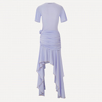 Foggy Blue Jersey Sun Dress