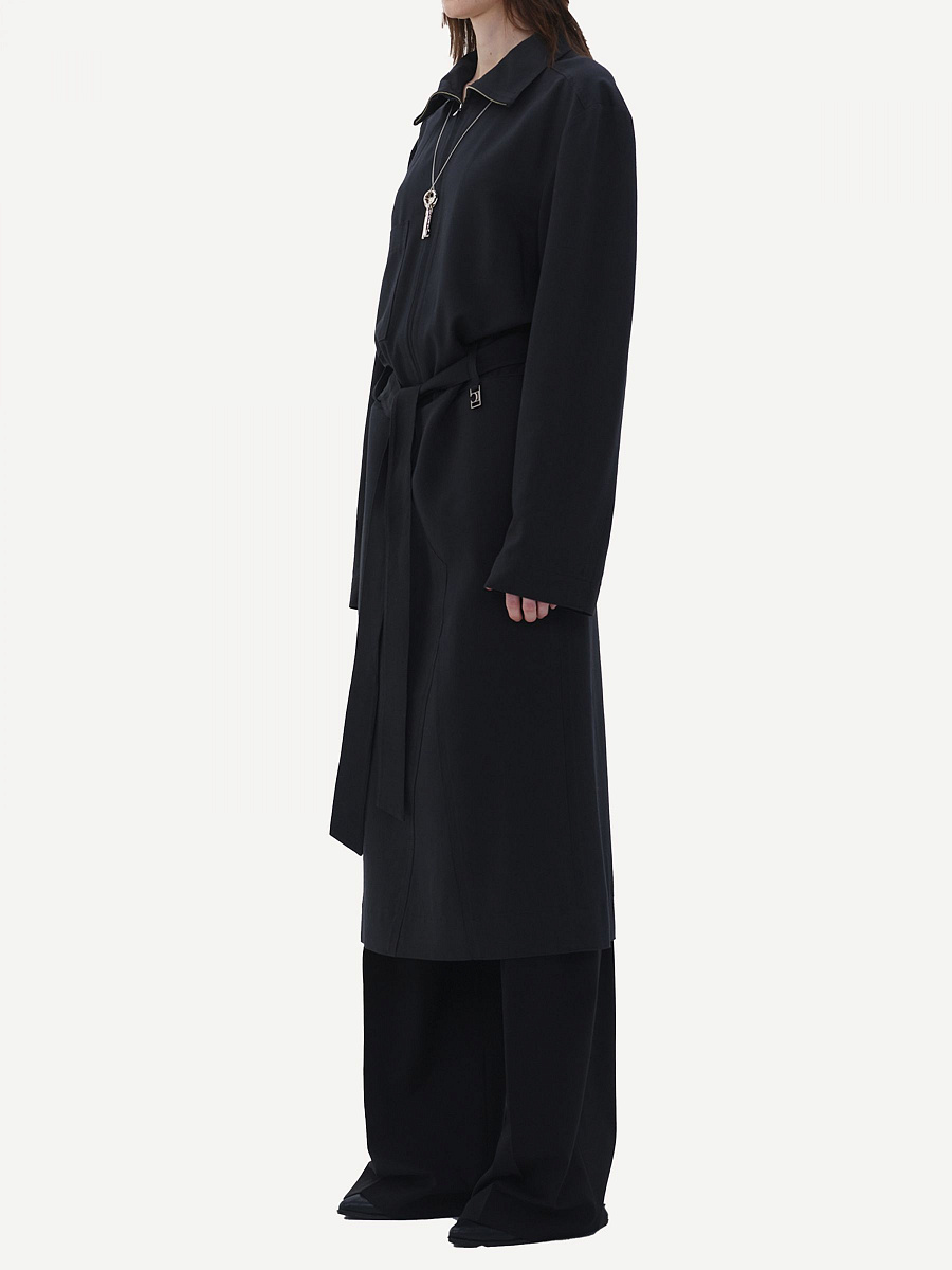 FRONT POCKET ZIP-UP DRESS