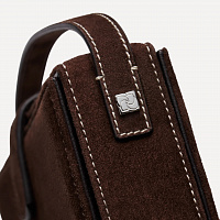 APOLONIA BAG BROWN SUEDE