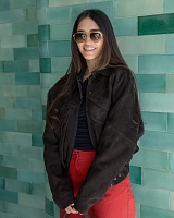 LEATHER 10 JACKET BROWN SUEDE