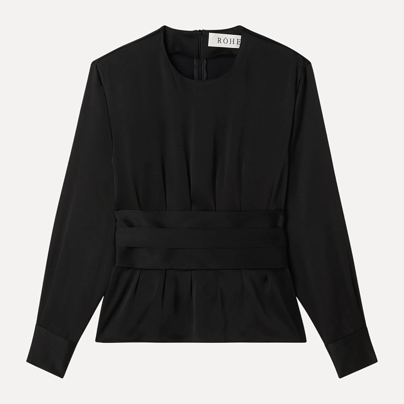 Kimono satin top