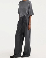 Relaxed soft wool trousers