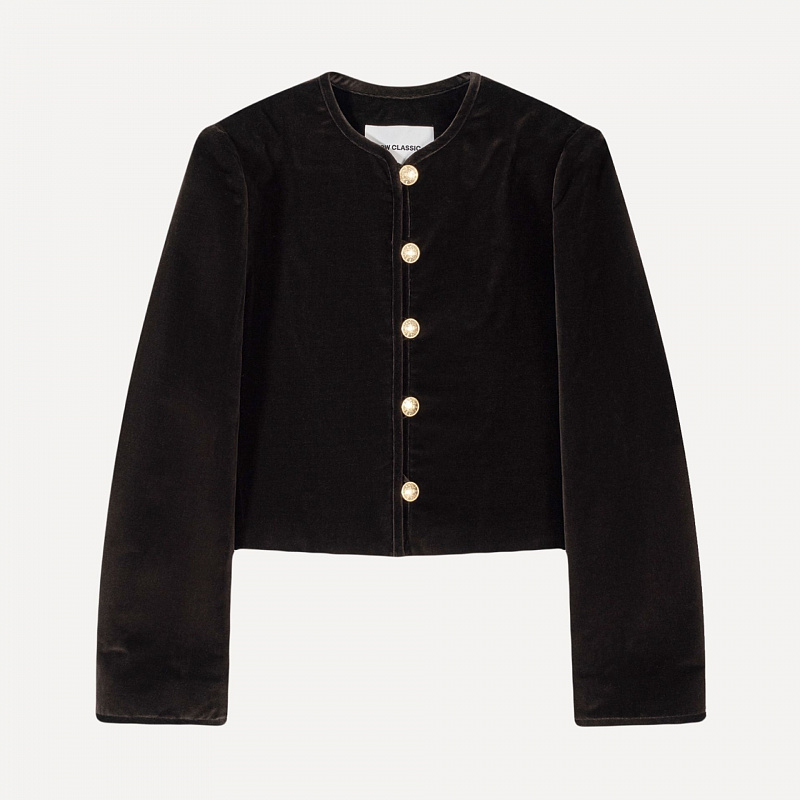 ROUND NECK JACKET
