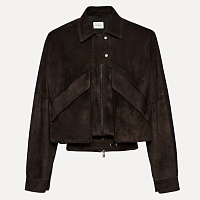 LEATHER 10 JACKET BROWN SUEDE