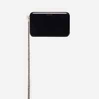 LELIA CLUTCH BLACK LEATHER