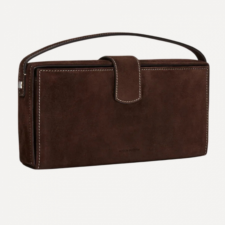 APOLONIA BAG BROWN SUEDE