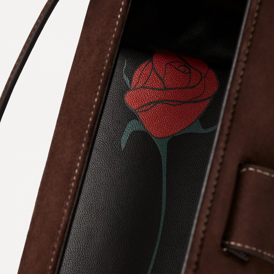 APOLONIA BAG BROWN SUEDE