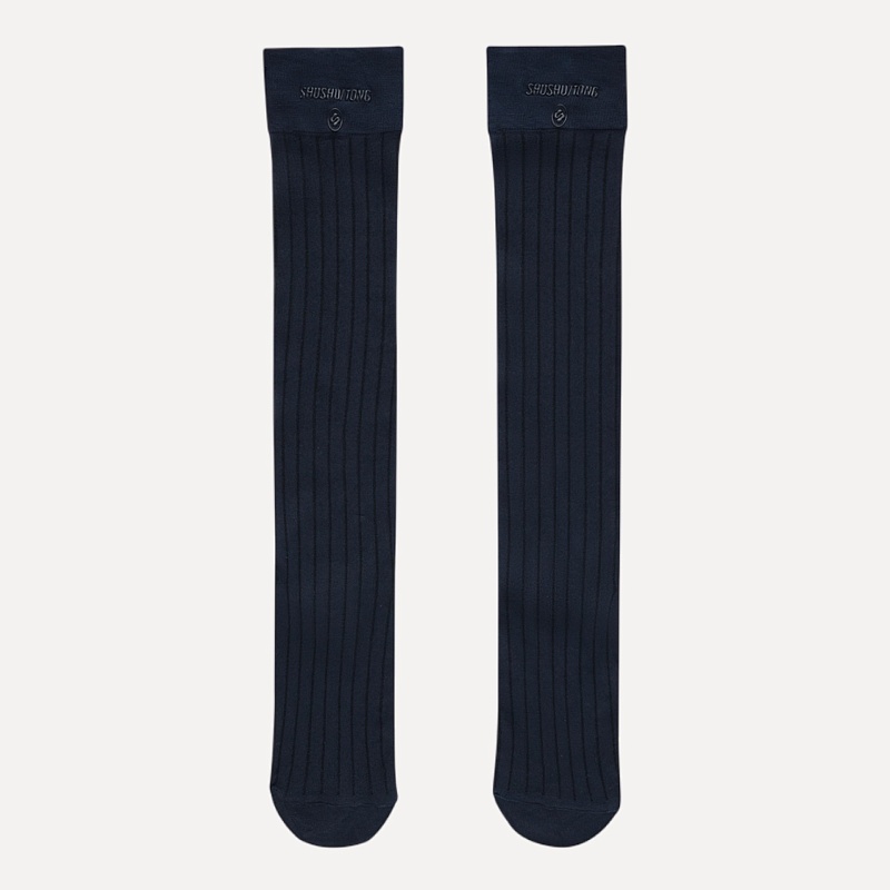 Knitted Mid-Calf Socks (Pack of 3)